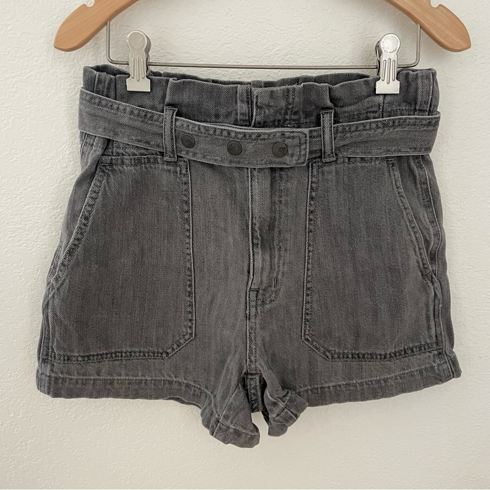 Madewell Paper Bag Short Gray
